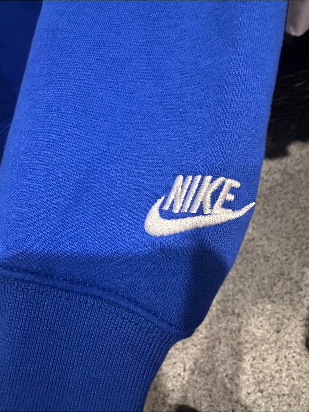 Nike Sportswear Crewneck Sweatshirt Men’s Small NWT Blue Fleece